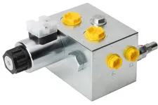 Solenoid controlled 3/2×1, R3/8", 3x press.contr.valve+T