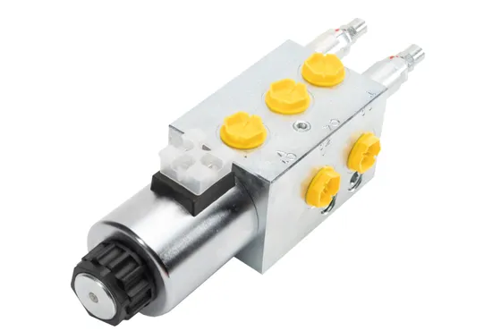 Solenoid cont. 6/2 directional cont.valve, relief/popv. R1/2"