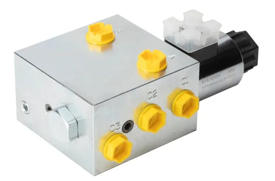 Solenoid cont. 6/2 directional control valve R3/8", fork lift