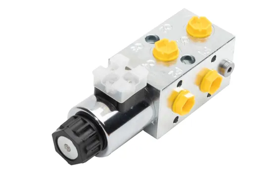 Solenoid controlled 6/2 directional control valve R3/8
