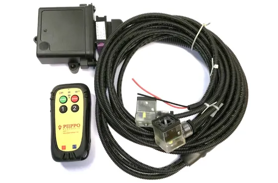 Radio controller for 2 reels, 2.5 m wiring harness, stays on