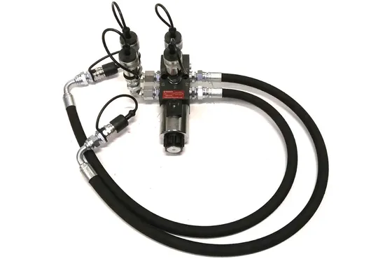Extra hydraulic kit 1-block R1/2", incl. hoses+fitt.