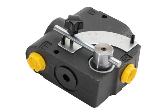 Virtauksensäätöventtiili 3-tie R1/2", max 210 bar