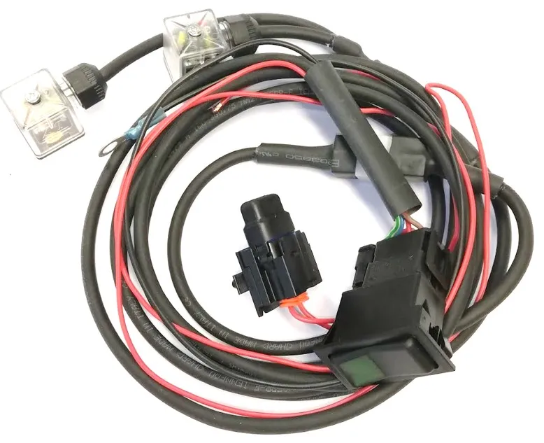 Electrik kit extrahydr. 2-plug with the rocker switch 12V