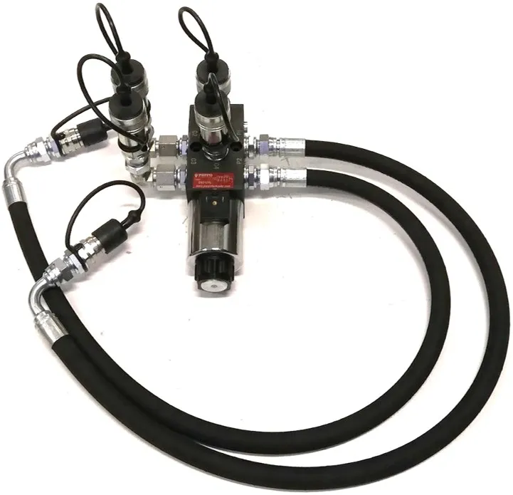 Extra hydraulic kit 1-block R1/2", incl. hoses+fitt.