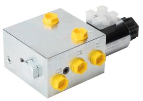 Sähköohj. 6/2-suuntaventt. R3/8",24VDC,trukkihaaruk.ohj.