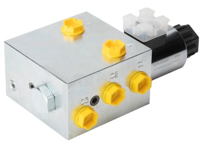 Sähköohj. 6/2-suuntaventt. R3/8",24VDC,trukkihaaruk.ohj.