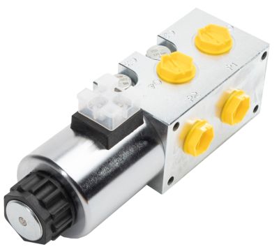 Sähköohj. 6/2-suuntaventt. R1/2", 24VDC, kaksoisvaro/imuv.