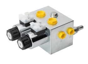 Sähköohj. 3/2x2-suuntaventt. R3/8", 2x varov. + pa-liitäntä