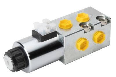 Sähköohj. 6/2-suuntaventt. R1/2",24VDC,kaksoisvaro/imuv.